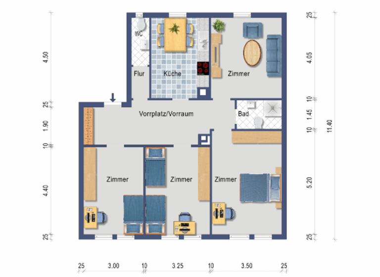 Wohnung zum Kauf 299.000 € 4 Zimmer 100 m² Murrhardt 71540