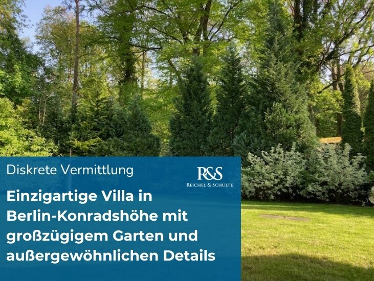 Einfamilienhaus zum Kauf 2.250.000 € 10 Zimmer 390 m²<br/>Wohnfläche 1.075 m²<br/>Grundstück Konradshöhe Berlin / Konradshöhe 13505