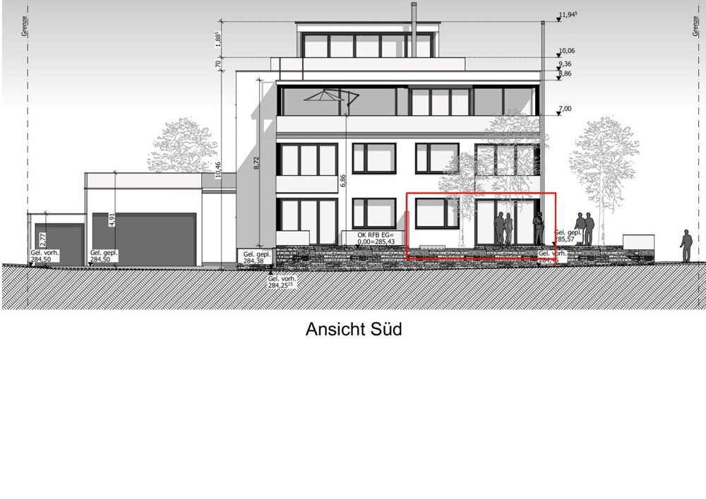 Wohnung zum Kauf 820.000 € 2,5 Zimmer 86 m²<br/>Wohnfläche Sternwaldstraße 9a Oberwiehre Freiburg im Breisgau / Wiehre 79102