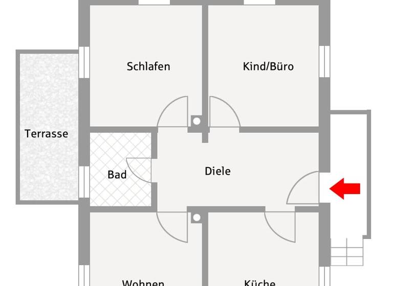 Wohnung zum Kauf 350.000 € 3 Zimmer 74 m²<br/>Wohnfläche Bad Aibling Bad Aibling 83043