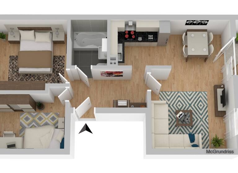 Wohnung zur Miete 271 € 3 Zimmer 54,5 m² 6. Geschoss Am Himmelreich 60 Suhl 98527