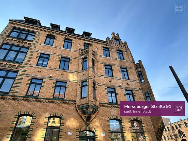 Wohnung zur Miete 580 € 3 Zimmer 78,2 m² 3. Geschoss Merseburger Straße 91 Lutherplatz Halle (Saale) 06110