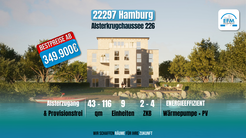 Neubauprojekt zum Kauf Alsterkrugchaussee Alsterdorf Hamburg 22297