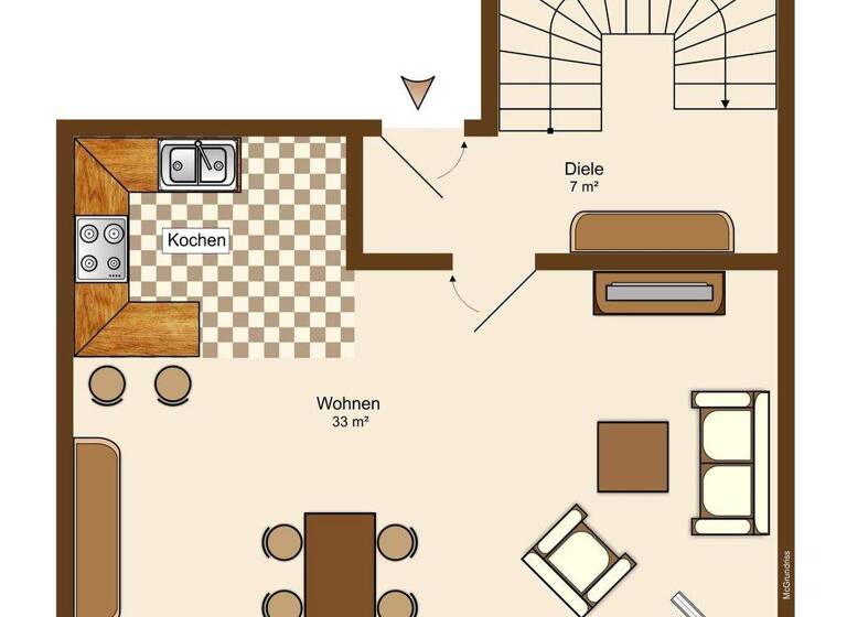 Maisonette zum Kauf 169.000 € 3 Zimmer 85 m² 3. Geschoss Peilickestraße 14 Anger-Crottendorf Leipzig 04318