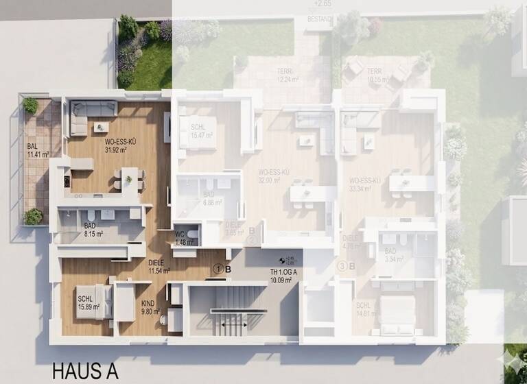 Wohnung zum Kauf provisionsfrei 517.000 € 3 Zimmer 83,8 m² 1. Geschoss Münchner Straße 43 Neuburg Neuburg an der Donau 86633
