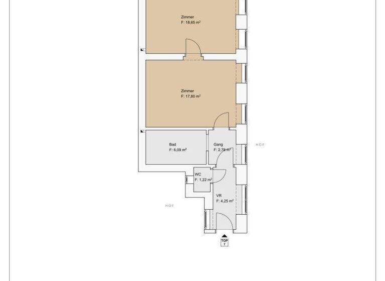 Wohnung zum Kauf 159.000 € 2 Zimmer 51,1 m² 1. Geschoss Klausgasse Wien 1160