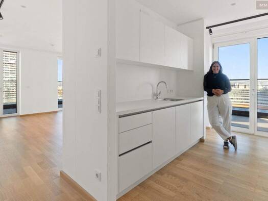 Wohnung zur Miete - Erstbezug 1.817 € 3 Zimmer 92 m² 11. Geschoss Wien 1220