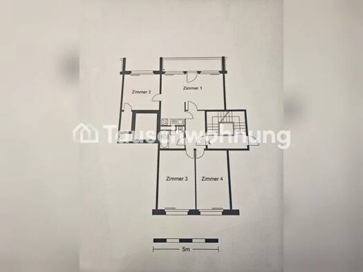 Wohnung zur Miete Tauschwohnung 520 € 4 Zimmer 78 m² 2. Geschoss Alt-Hohenschönhausen Lichtenberg 10365