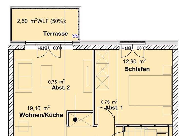 Wohnung zum Kauf - Erstbezug provisionsfrei 251.000 € 2 Zimmer 46,1 m² Trier-West Trier 54294