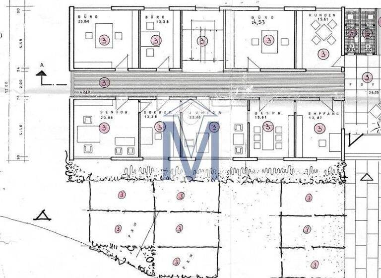 Bürogebäude zur Miete 13 Zimmer 600 m² Bürofläche teilbar ab 13 m² Hockenheim / Talhaus 68766