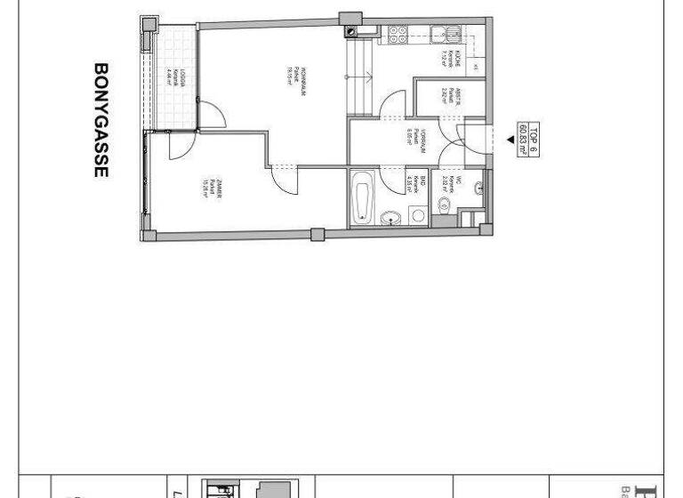 Wohnung zum Kauf 320.000 € 2 Zimmer 60,8 m² 1. Geschoss Wien 1120