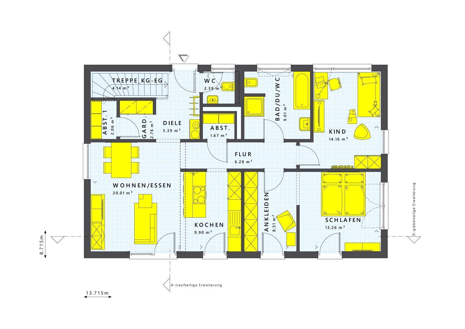 Bungalow zum Kauf 524.745 € 3 Zimmer 100,7 m²<br/>Wohnfläche 587 m²<br/>Grundstück Priort Wustermark 14641