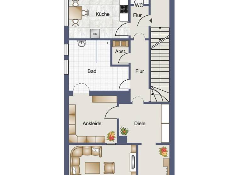 Wohnung zur Miete 1.200 € 4 Zimmer 105 m² EG Augustiner str. 9 Tittmoning 84529