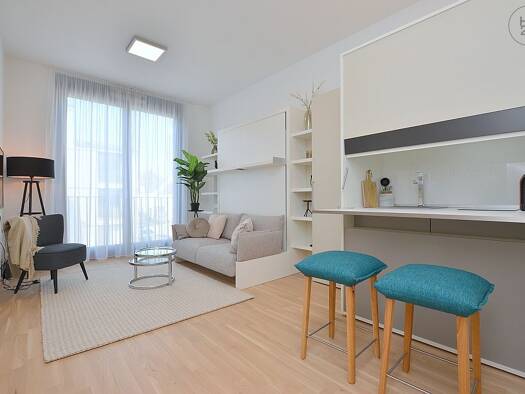 Wohnung zur Miete Wohnen auf Zeit 1.090 € 1 Zimmer 23 m² frei ab 01.11.2025 West Ludwigsburg 71636