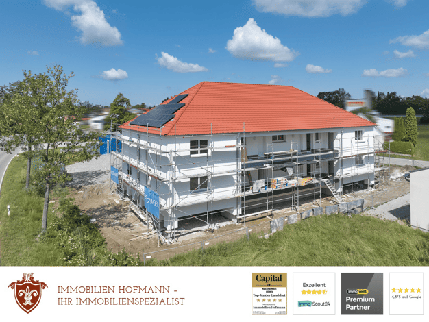 Wohnung zur Miete - Erstbezug 850 € 3 Zimmer 74,2 m² EG frei ab 01.10.2026 Velden 84149