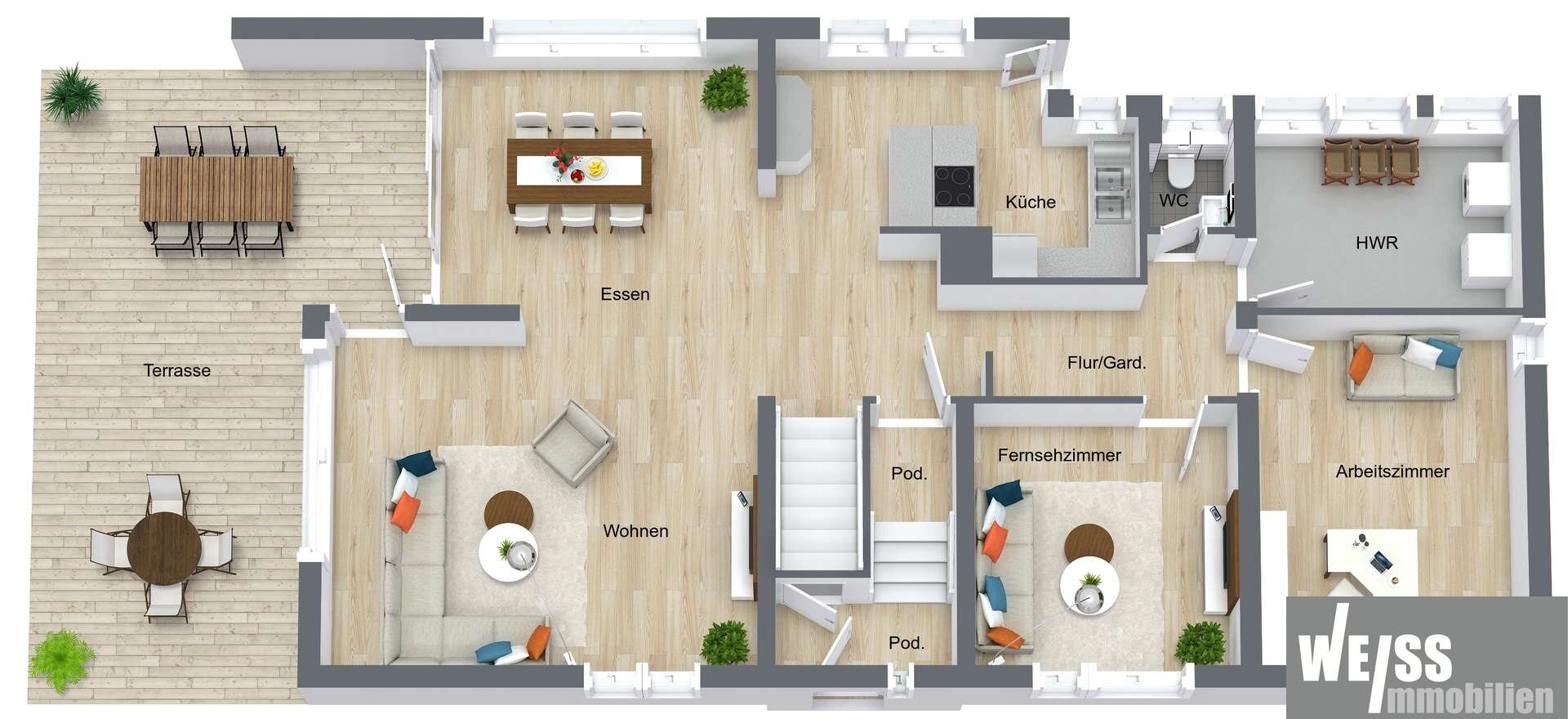 Einfamilienhaus zum Kauf 1.389.500 € 8 Zimmer 220 m²<br/>Wohnfläche 800 m²<br/>Grundstück Frauenland Würzburg 97074