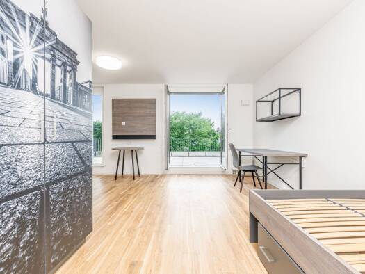 Studio zur Miete 700 € 1 Zimmer 22,2 m² 3. Geschoss Rennbahnstraße 83 Weißensee Berlin 13086
