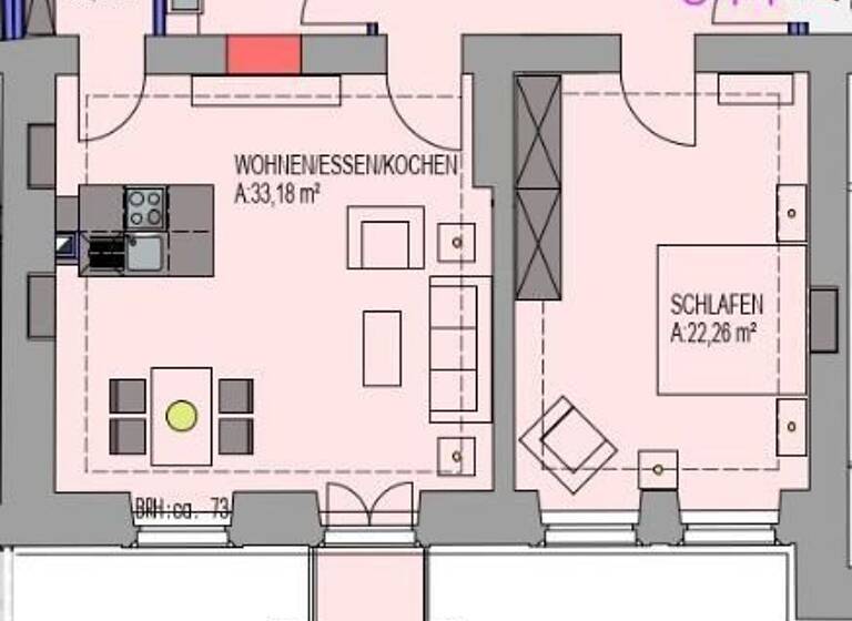 Wohnung zur Miete 1.100 € 2 Zimmer 78 m²<br/>Wohnfläche 1.<br/>Geschoss ab sofort<br/>Verfügbarkeit Riesling-Weinstraße 30 Olewig Trier 54295