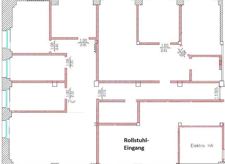 Büro zur Miete 1.850 € 7 Zimmer 217,5 m² Bürofläche Bahnhofstr. 65 Zwönitz 08297