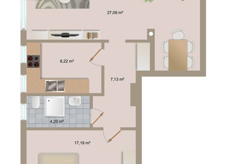Wohnung zum Kauf 199.000 € 2 Zimmer 61 m²<br/>Wohnfläche 1.<br/>Geschoss List Hannover 30163