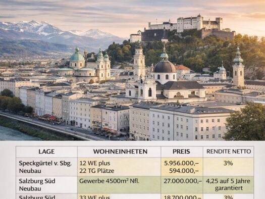 Mehrfamilienhaus zum Kauf als Kapitalanlage geeignet 5.956.000 € 400 m² Salzburg Salzburg 5020