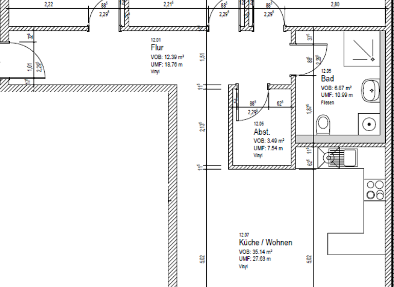 Maisonette zur Miete 1.460 € 4 Zimmer 97,1 m² Geschoss 2/3 frei ab sofort Elmshorn 25335