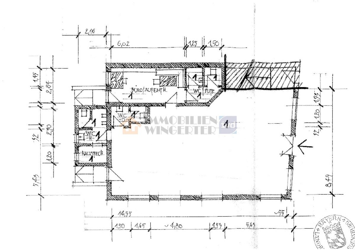 Bürofläche zum Kauf 260.000 € 143,8 m²<br/>Bürofläche Regenstauf Regenstauf 93128