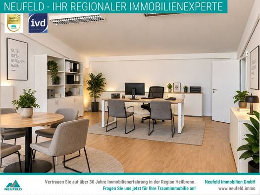 Bürofläche zur Miete 515 € 1 Zimmer 47 m² Bürofläche Am Willenbach 3 Oedheim Oedheim 74229