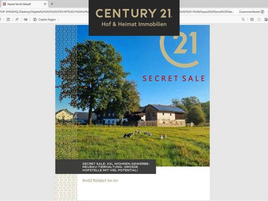 Bauernhaus zum Kauf 15 Zimmer 647 m² 9.673 m² Grundstück frei ab 01.03.2026 Mühldorf 84453