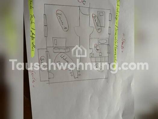 Wohnung zur Miete Tauschwohnung 1.000 € 3 Zimmer 92 m² 4. Geschoss Brandenburger Vorstadt Potsdam 14471