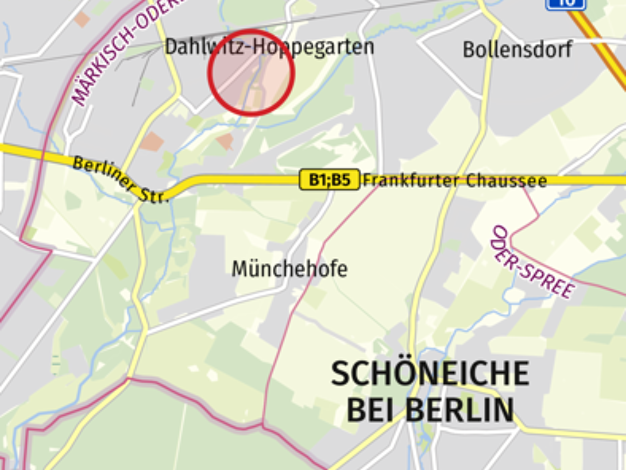 Grundstück zum Kauf 379.000 € 1.160 m² Grundstück Dahlwitz-Hoppegarten Hoppegarten 15366