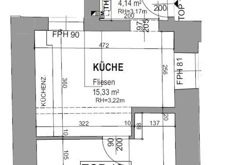 Wohnung zum Kauf 325.000 € 2 Zimmer 44,1 m² 2. Geschoss Lindengasse Wien 1070