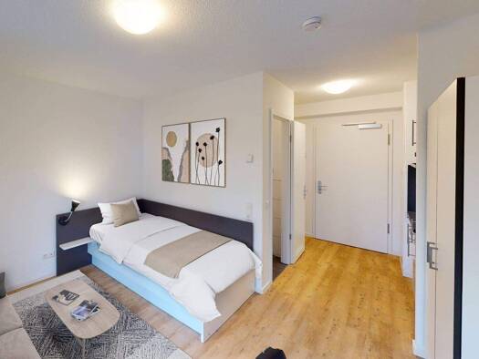 Studio zur Miete 406 € 1 Zimmer 20,8 m² 1. Geschoss frei ab 01.04.2026 Täubchenweg 53 Zentrum-Ost Leipzig 04317