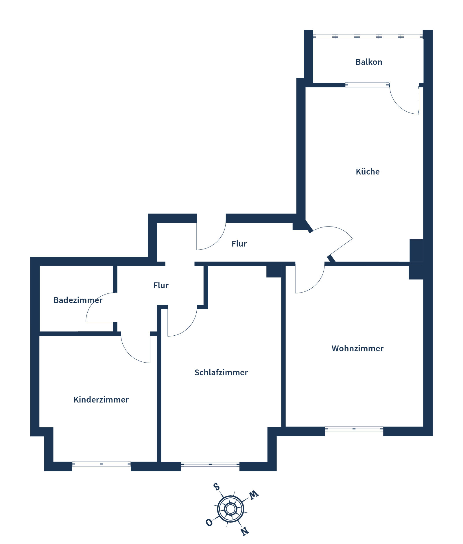 Wohnung zum Kauf 189.000 € 3 Zimmer 77 m²<br/>Wohnfläche 1.<br/>Geschoss Remberg Hagen 58097