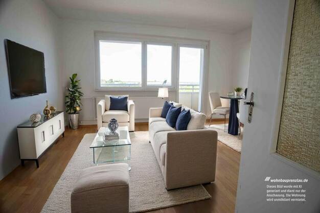 Wohnung zur Miete 410 € 3 Zimmer 62,9 m² 5. Geschoss Georg-Dreke-Ring 63 Prenzlau Prenzlau 17291