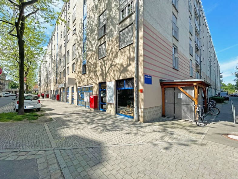 Laden zur Miete 7,29 € 65,6 m² Verkaufsfläche Johann-Meyer-Straße 13 Leipziger Vorstadt Dresden 01097