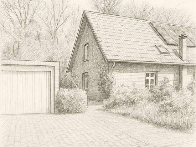 Doppelhaushälfte zum Kauf provisionsfrei 259.000 € 8 Zimmer 109 m² 388 m² Grundstück Hodenhagen 29693