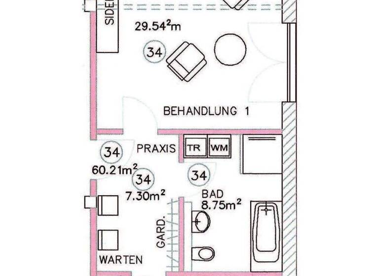 Wohnung zur Miete 550 € 2 Zimmer 60,2 m² 1. Geschoss frei ab 01.06.2026 Kirchenplatz 3 Simbach Simbach a.Inn 84359