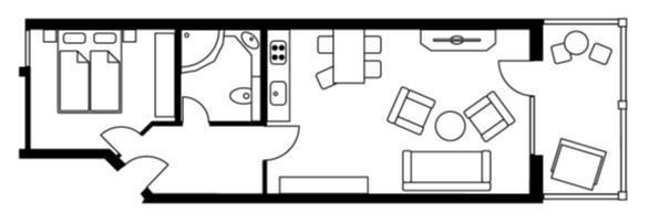 Wohnung zum Kauf 255.000 € 2 Zimmer 61 m²<br/>Wohnfläche Dollahner Str. 55 Binz Ostseebad Binz 18609