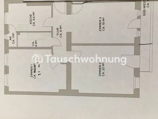 Wohnung zur Miete Tauschwohnung 600 € 3 Zimmer 85 m² 4. Geschoss Neukölln Neukölln 12049