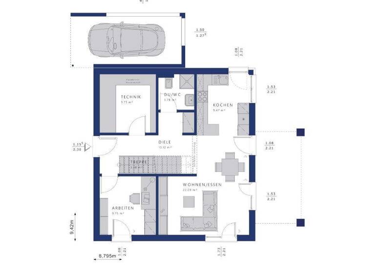 Einfamilienhaus zum Kauf 840.000 € 4 Zimmer 155 m² 560 m² Grundstück Merdingen 79291