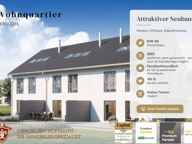 Reihenmittelhaus zum Kauf 568.000 € 5 Zimmer 125 m² 187 m² Grundstück Mitterlern Berglern 85459