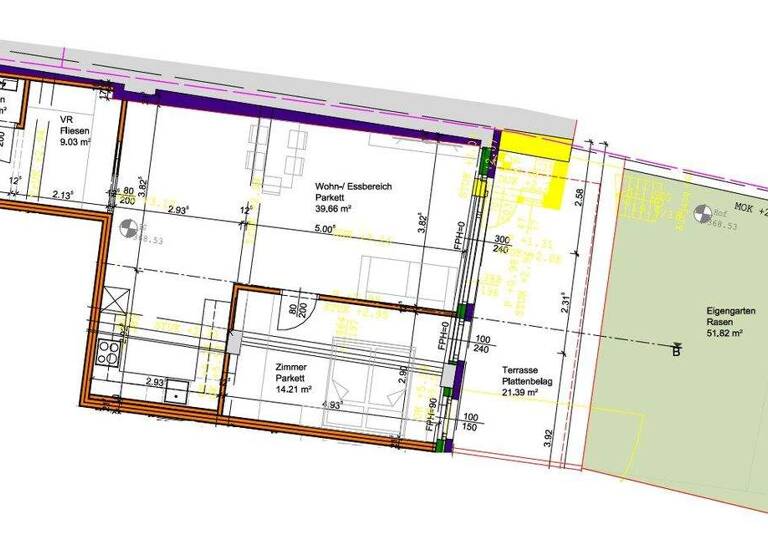 Wohnung zum Kauf - Erstbezug 295.000 € 2 Zimmer 71 m² EG Neunkirchen 2620