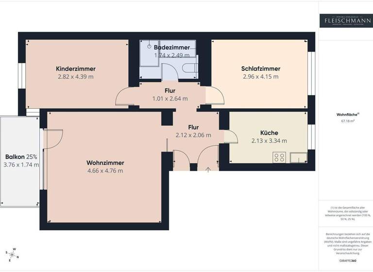 Wohnung zum Kauf 84.000 € 3 Zimmer 67,2 m² 1. Geschoss Am Kahlen Berg 17 Hirschbach Schleusingen / Hirschbach 98553