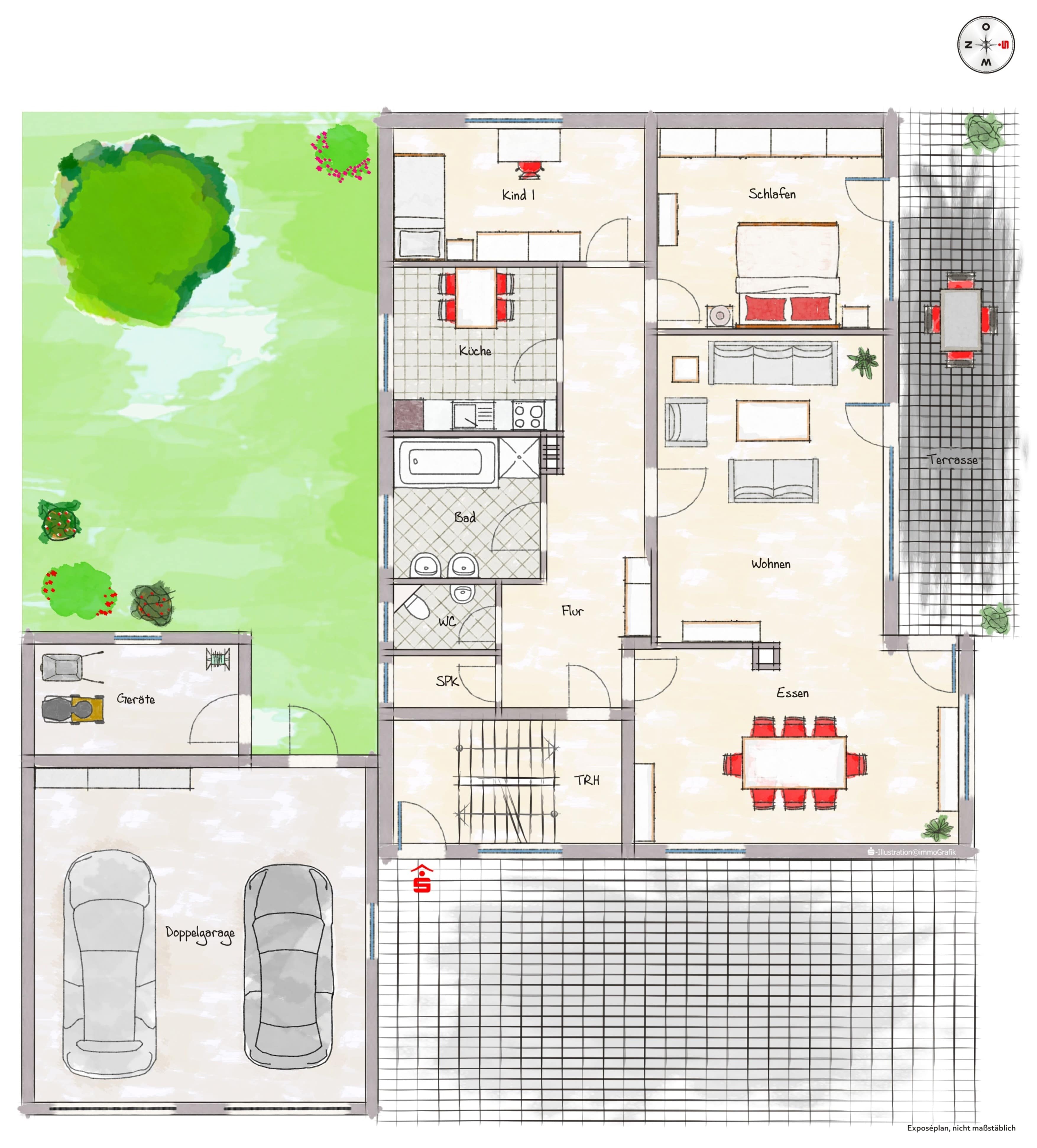 Einfamilienhaus zum Kauf 295.000 € 7 Zimmer 210 m²<br/>Wohnfläche 1.049 m²<br/>Grundstück ab sofort<br/>Verfügbarkeit Sand 97522