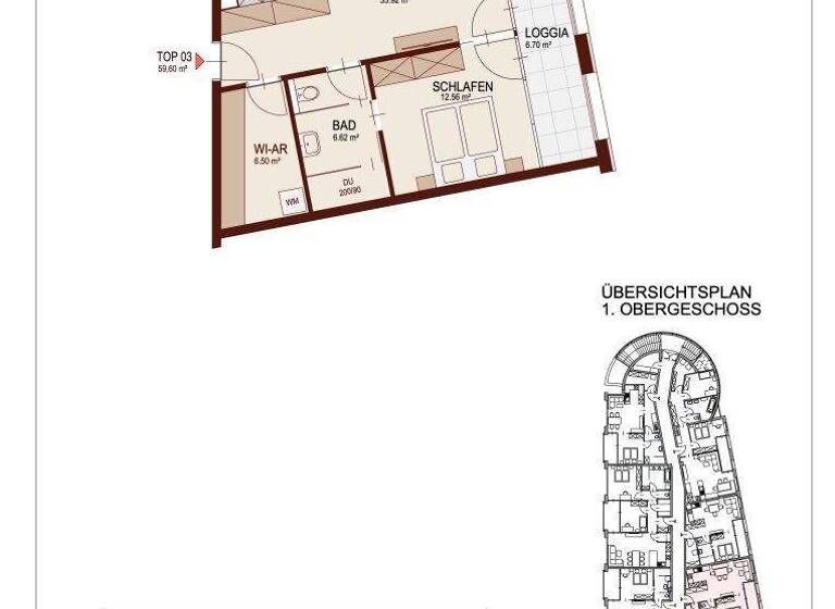 Wohnung zum Kauf - Erstbezug 327.152 € 2 Zimmer 60,5 m² Lind Villach 9500