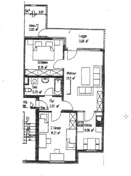 Wohnung zur Miete 676 € 4 Zimmer 90,1 m²<br/>Wohnfläche 18.02.2025<br/>Verfügbarkeit Bremer Straße 307 Iprump - Stickgras II - Bezirk 3 Delmenhorst 27751