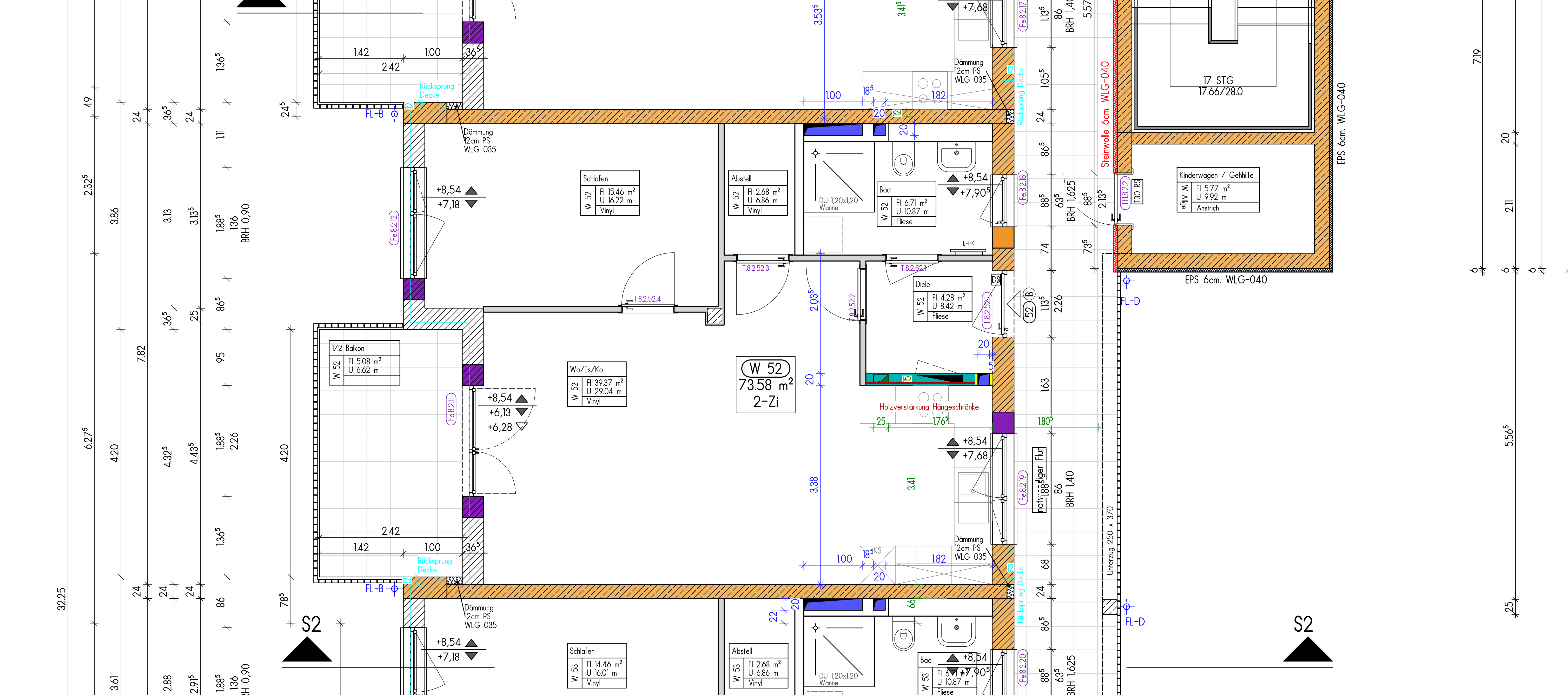 Wohnung zur Miete 850 € 2 Zimmer 73,7 m²<br/>Wohnfläche 2.<br/>Geschoss ab sofort<br/>Verfügbarkeit Unterer Kirschbaumweg 8 Rain Rain 86641