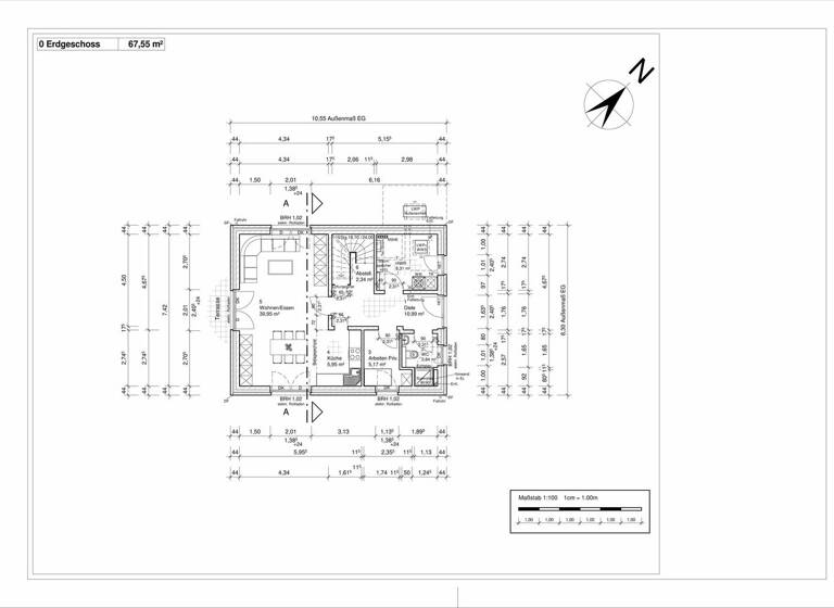 Einfamilienhaus zum Kauf - Erstbezug provisionsfrei 398.000 € 5 Zimmer 123,7 m² 424 m² Grundstück Löhberger Straße 37 Hechthausen 21755