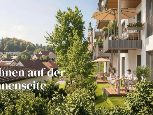 Terrassenwohnung zum Kauf - Erstbezug provisionsfrei 514.400 € 3 Zimmer 81,7 m² EG frei ab 31.12.2028 Achdorf Landshut 84036